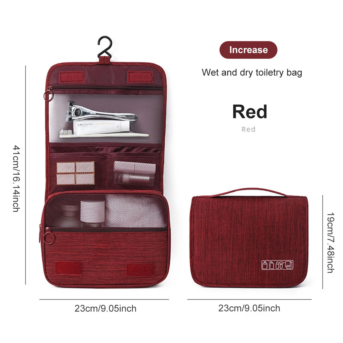 Trousse de Toilette Dépliable – Organisation Parfaite en Voyage