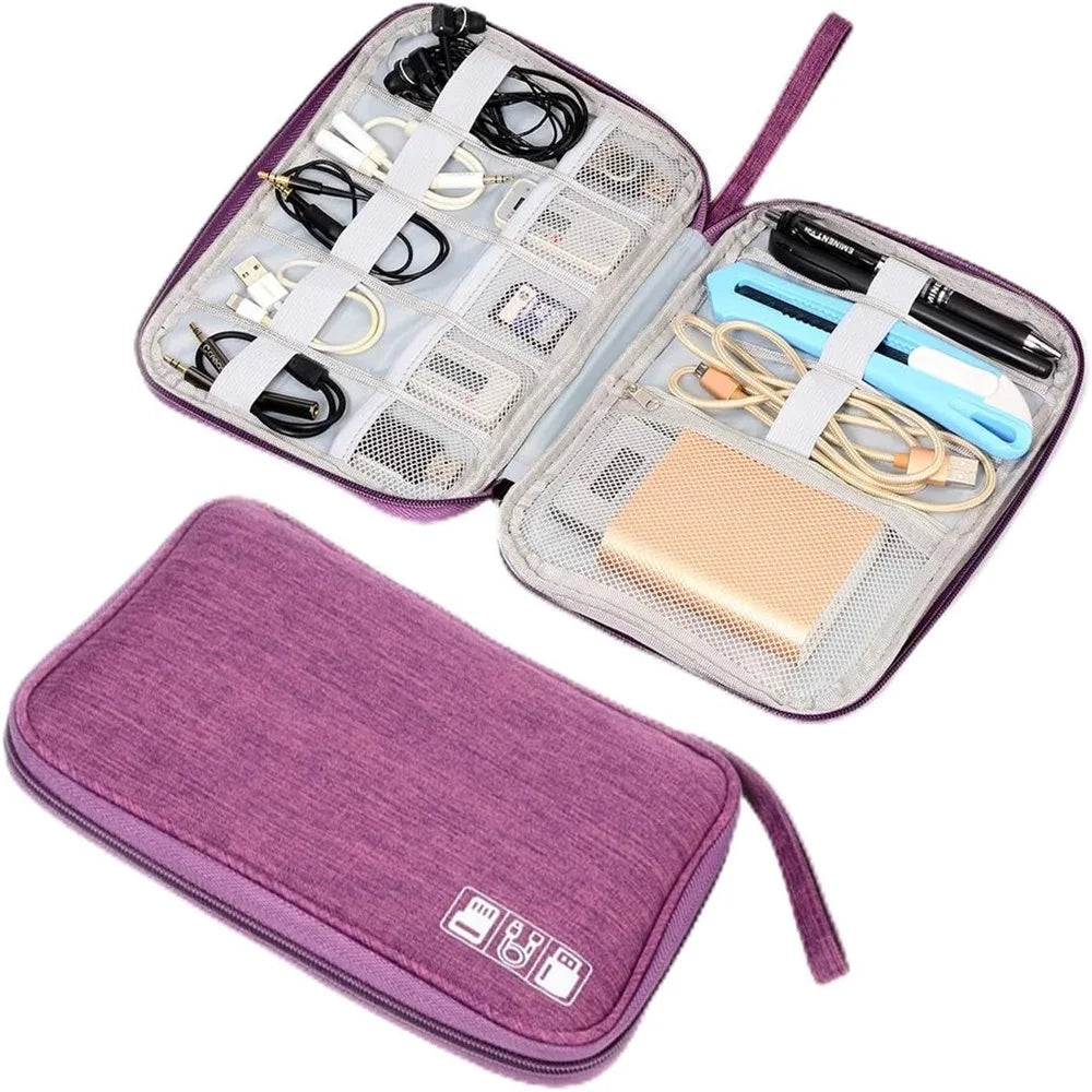 Sac de Rangement pour Câbles et Accessoires Électroniques