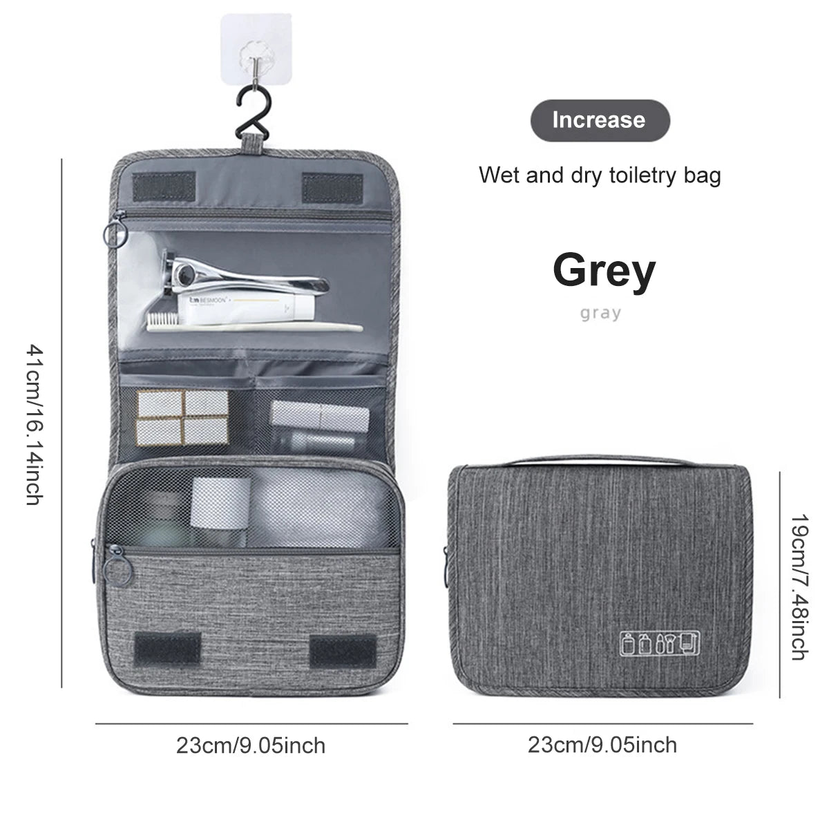 Trousse de Toilette Dépliable – Organisation Parfaite en Voyage