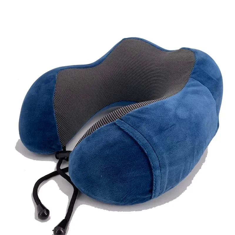 Oreiller de voyage mémoire de forme – Confort cervical pour avion, train et voiture
