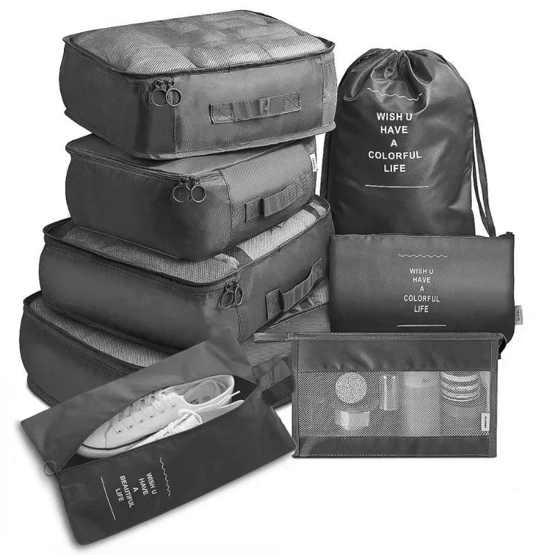 Organisateur valise 7 pièces – Rangez vêtements, chaussures et accessoires comme un pro