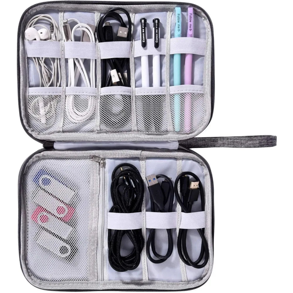 Sac de Rangement pour Câbles et Accessoires Électroniques