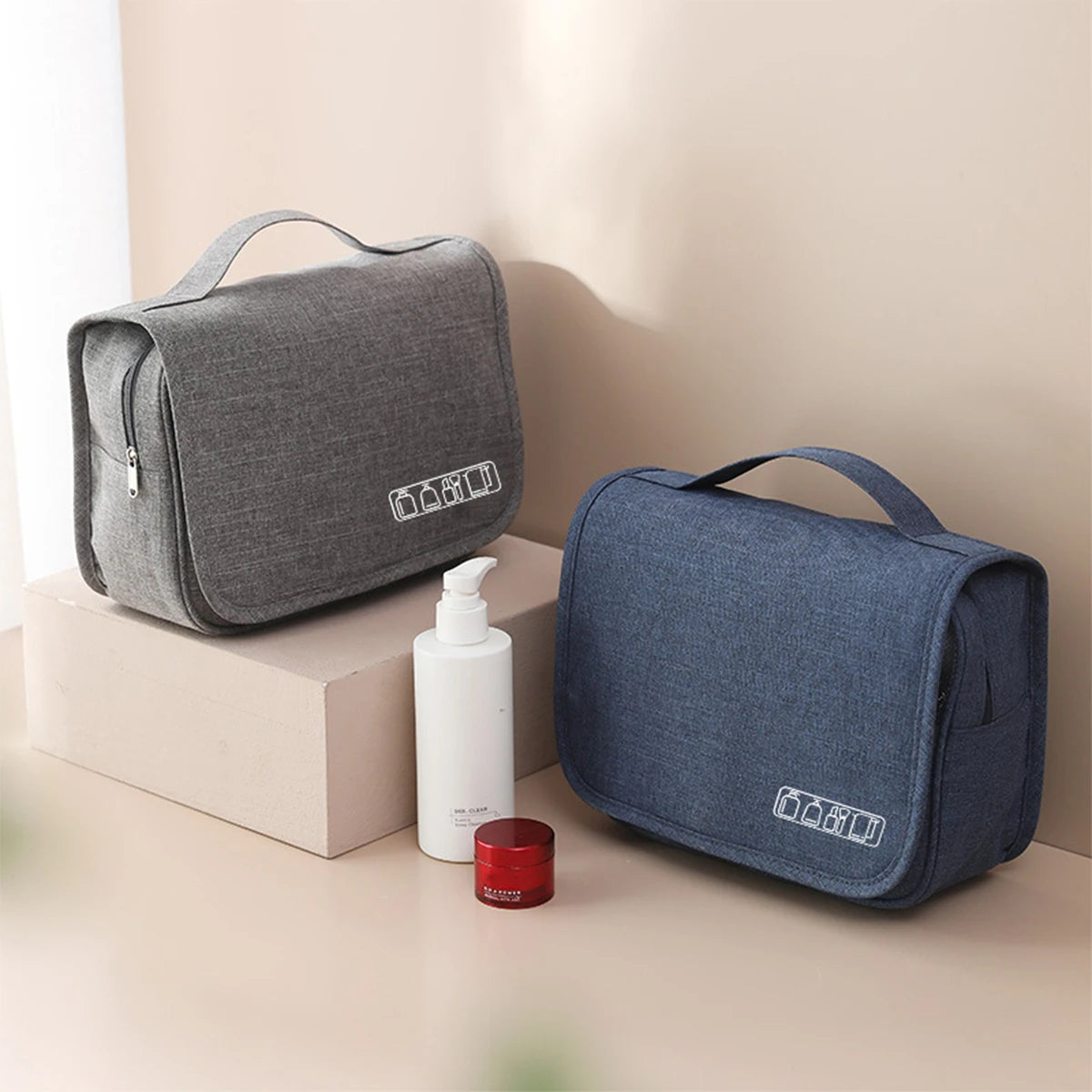 Trousse de Toilette Dépliable – Organisation Parfaite en Voyage