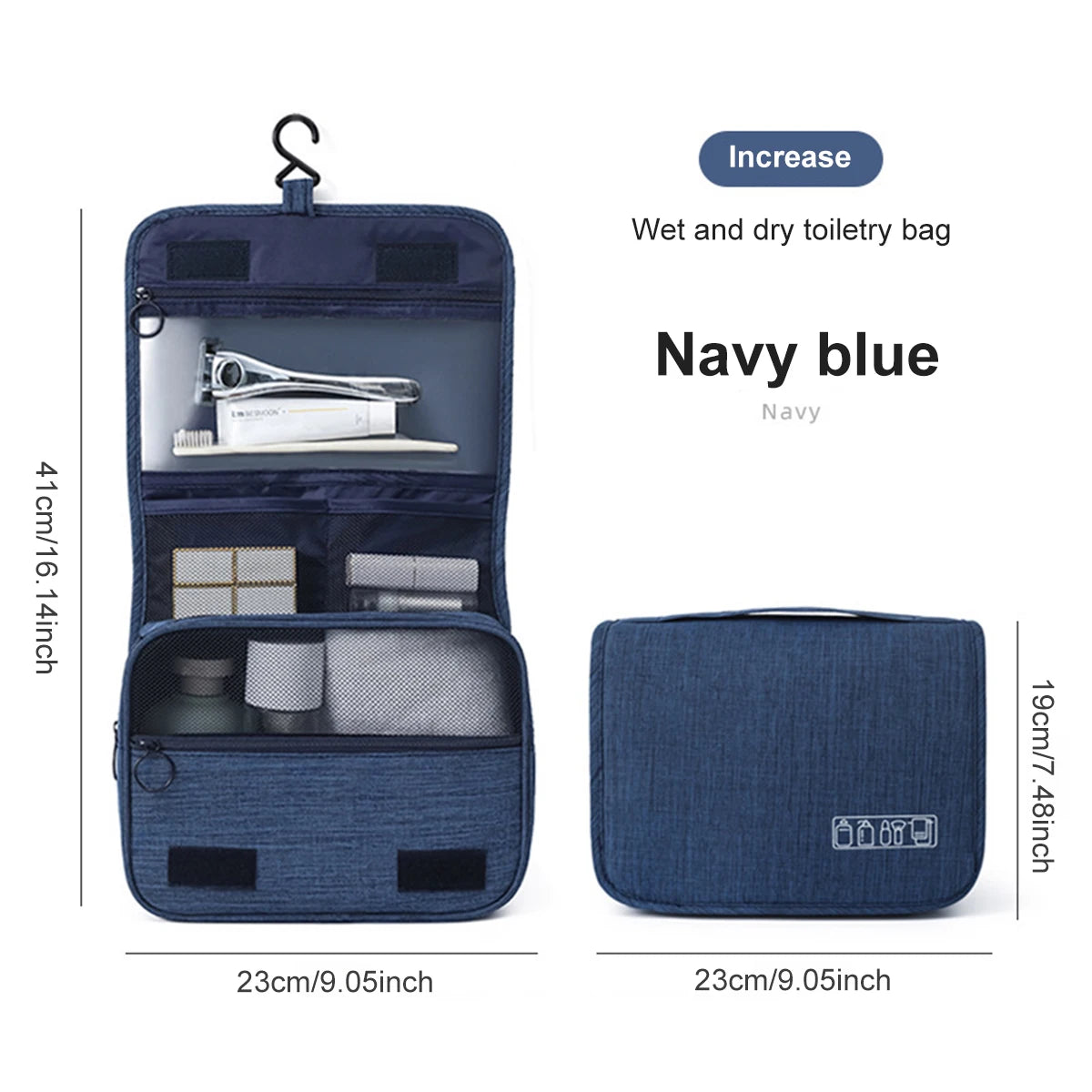 Trousse de Toilette Dépliable – Organisation Parfaite en Voyage