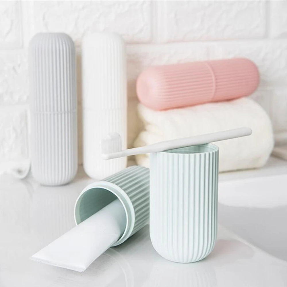 Kit de Voyage Dentaire – Boîte & Gobelet Portable