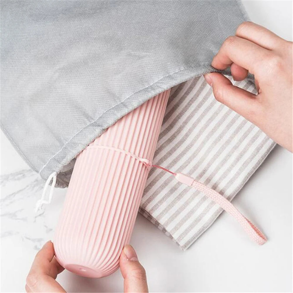 Kit de Voyage Dentaire – Boîte & Gobelet Portable