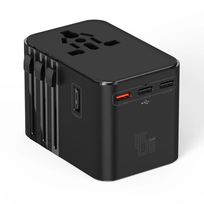Adaptateur universel rapide – Recharge jusqu’à 6 appareils en même temps, partout dans le monde