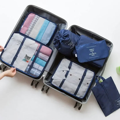 Organisateur valise 7 pièces – Rangez vêtements, chaussures et accessoires comme un pro